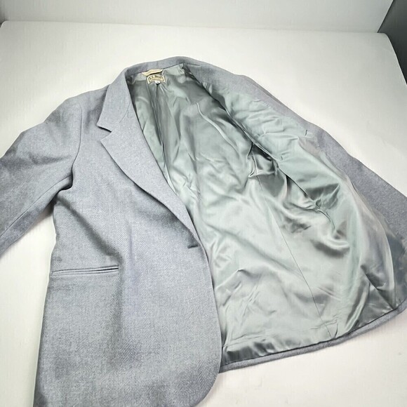 LL Bean vintage Wool blazer size 18 preppy heritage - Picture 11 of 12